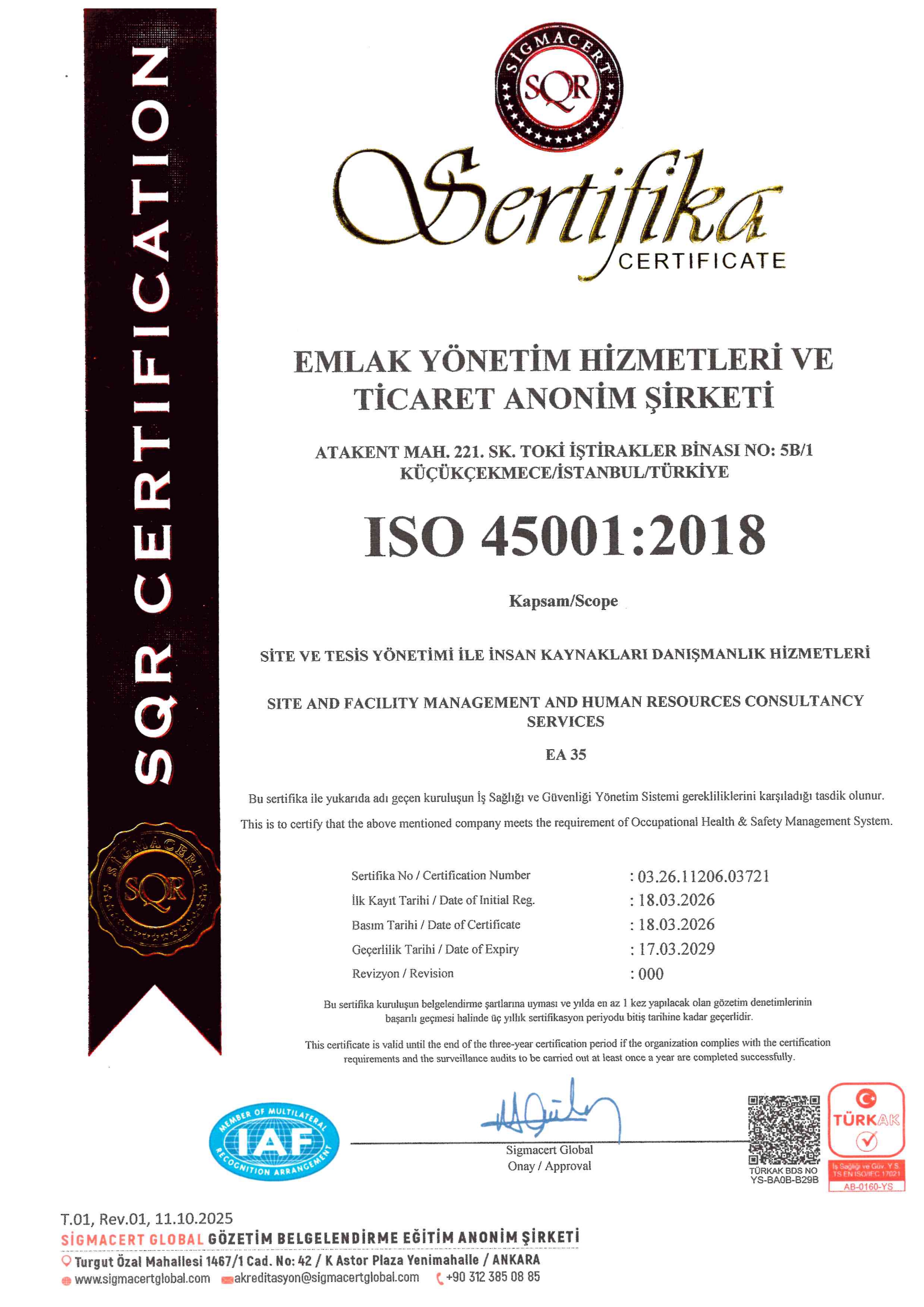 ISO 45001 - 2018