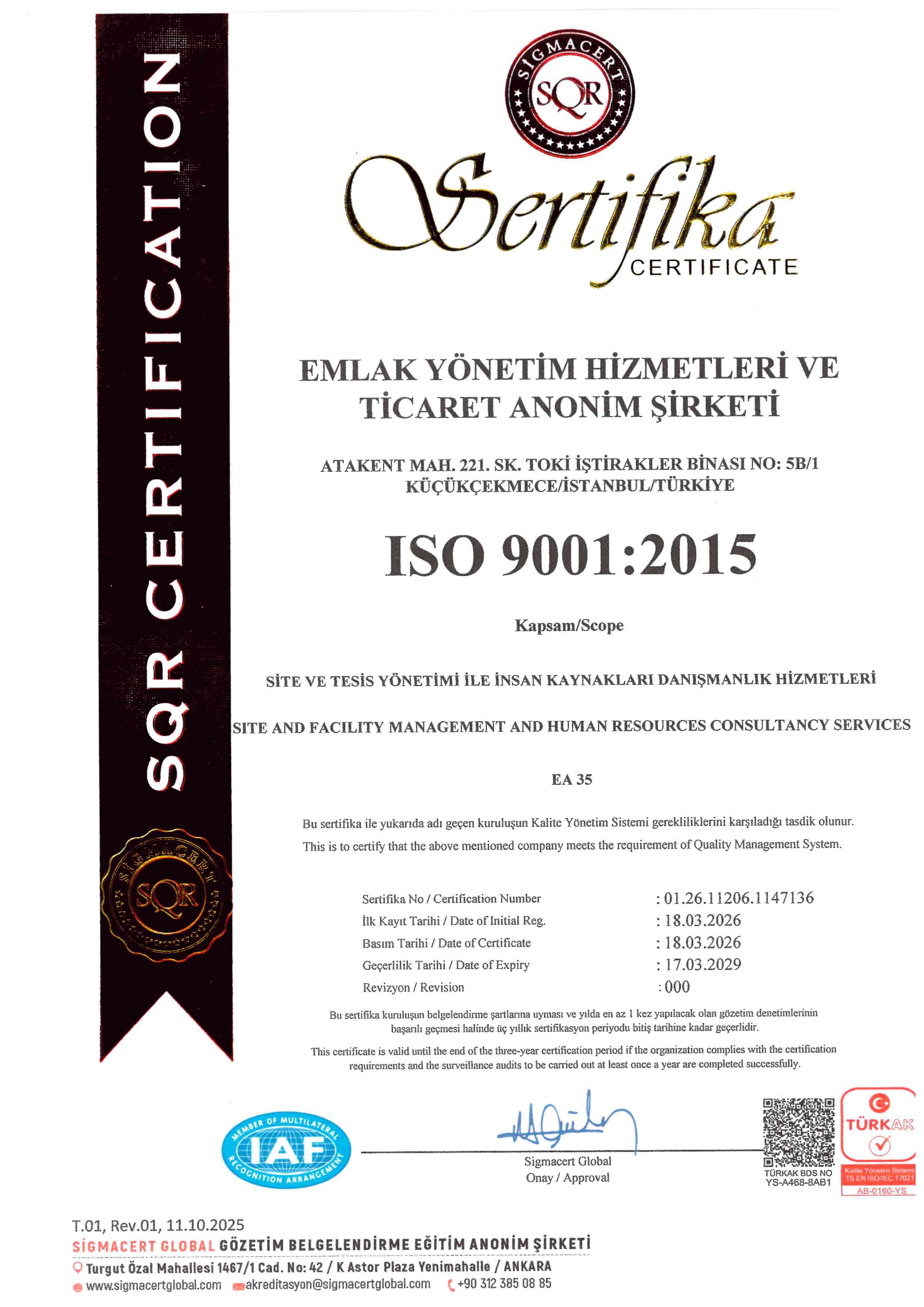 ISO 9001 - 2015