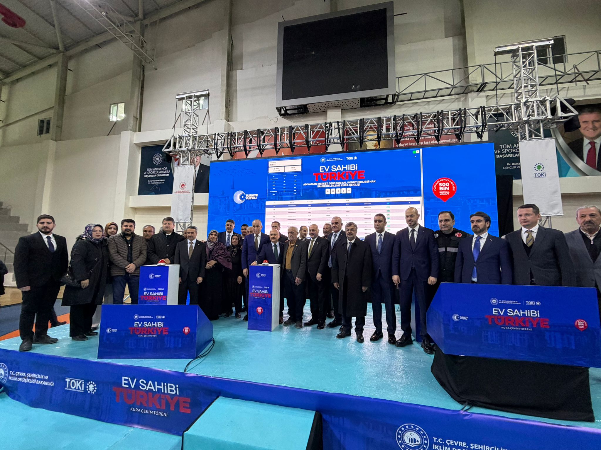 500 Bin Sosyal Konut Kura Çekilişi