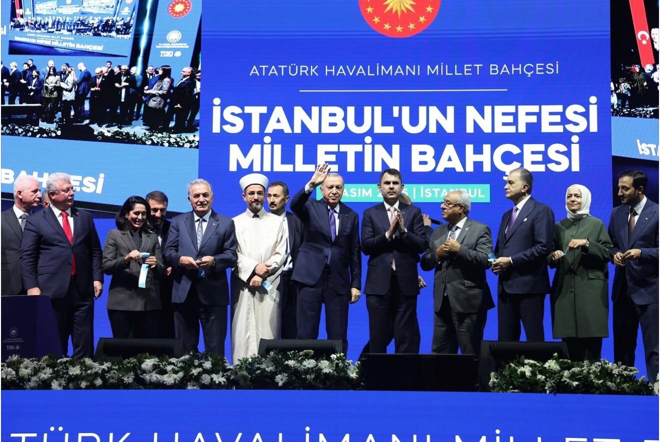 Atatürk Havalimanı Millet Bahçesi Açıldı