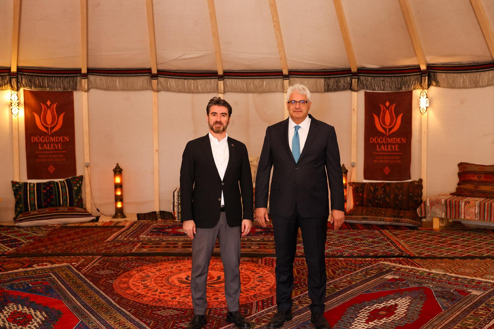 İstanbul Üniversitesi-Cerrahpaşa Rektörü Prof. Dr. Hüseyin Botanlıoğlu ve heyetini Millet Bahçemizde ağırladık.
